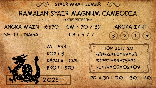 Prediksi Magnum Cambodia